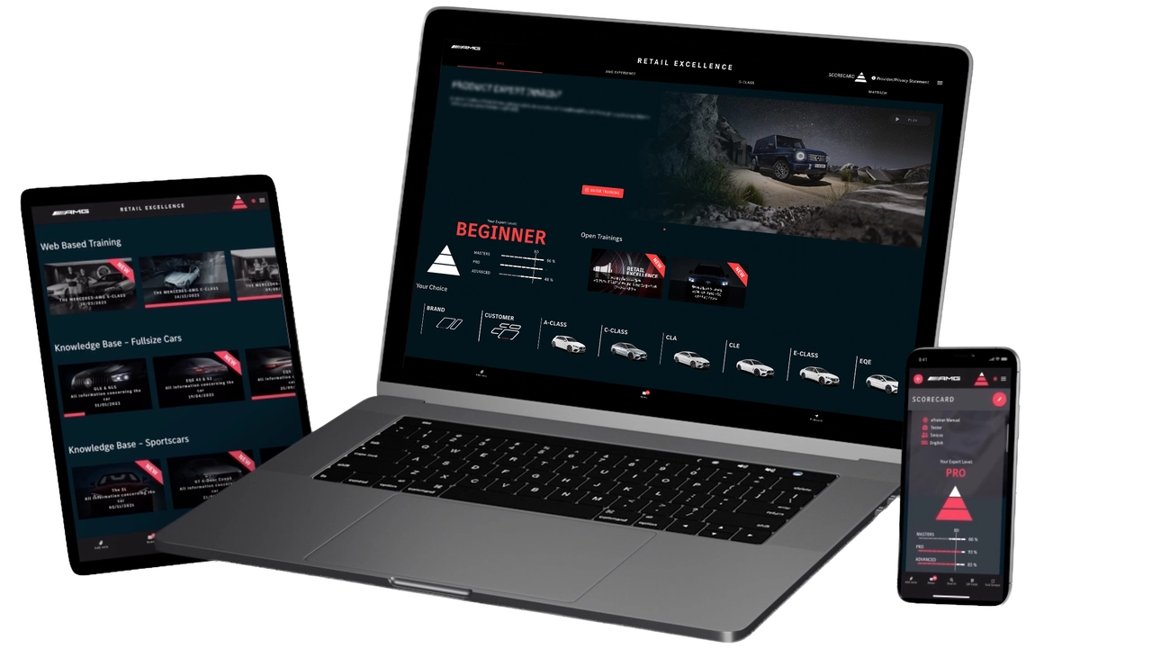 eLearning Automotive mit stg Lern / salestech Academy