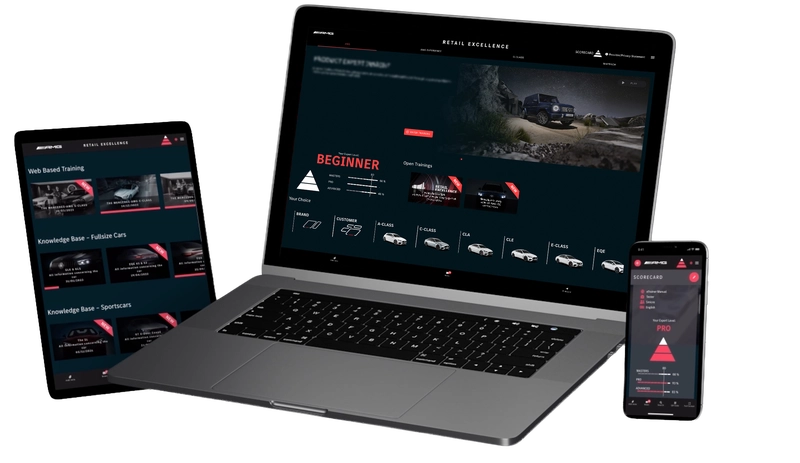 eLearning Automotive mit stg Lern / salestech Academy