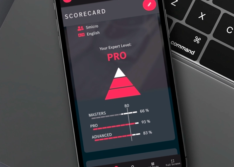 Gamification in der Lernplattform stg/Learn auf dem Smartphone