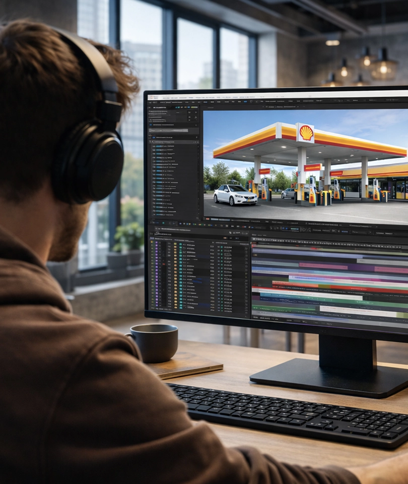 Motion Designer am Video Projekt