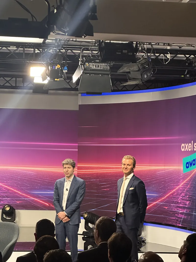 WELT AI Summit - Nico Rosberg & Sam Altman
