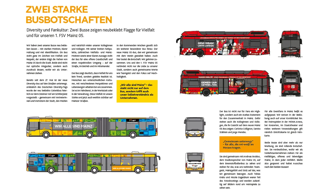 Busbutschaften: Diversity und Fankultur